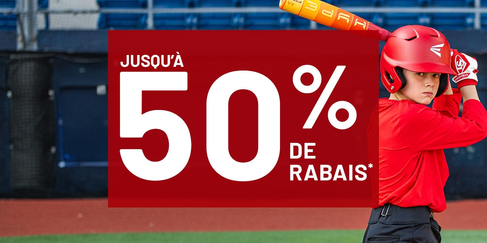 Aubaines de lancement de saison baseball